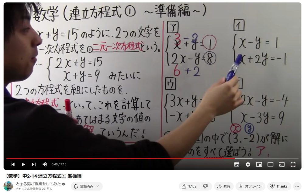 「とある男が授業をしてみた」さん