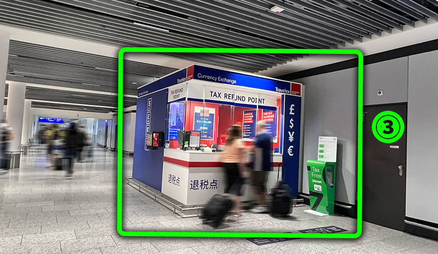 フランクフルト空港 免税カウンター「.planet」