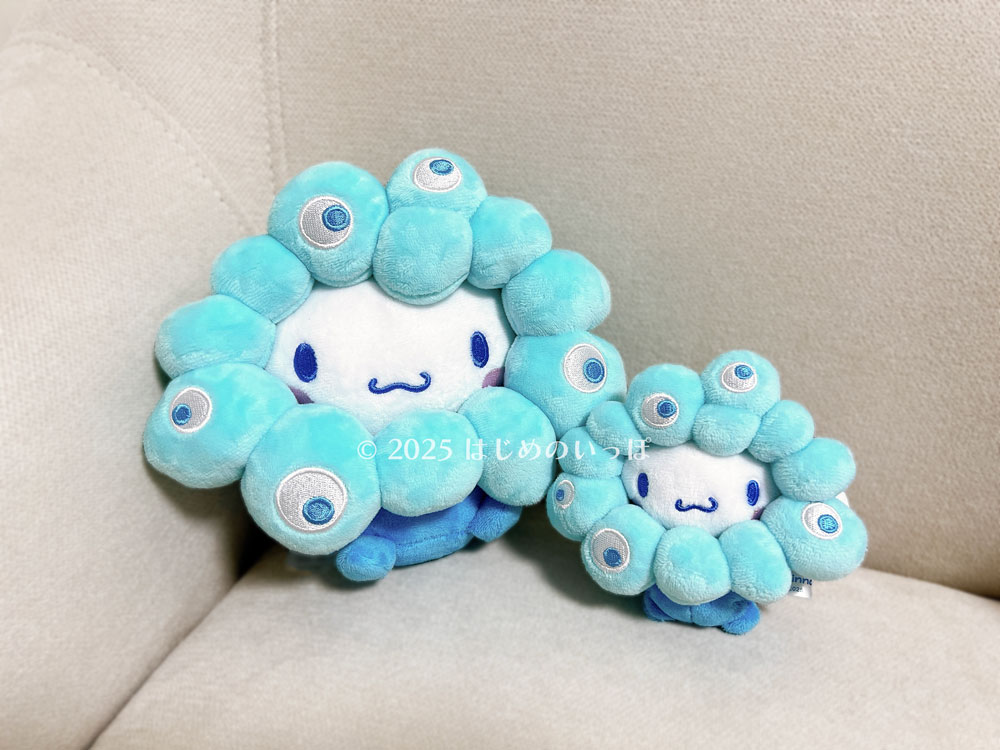 ミャクミャクなりきりぬいぐるみ カラビナ付きマスコット シナモロール M